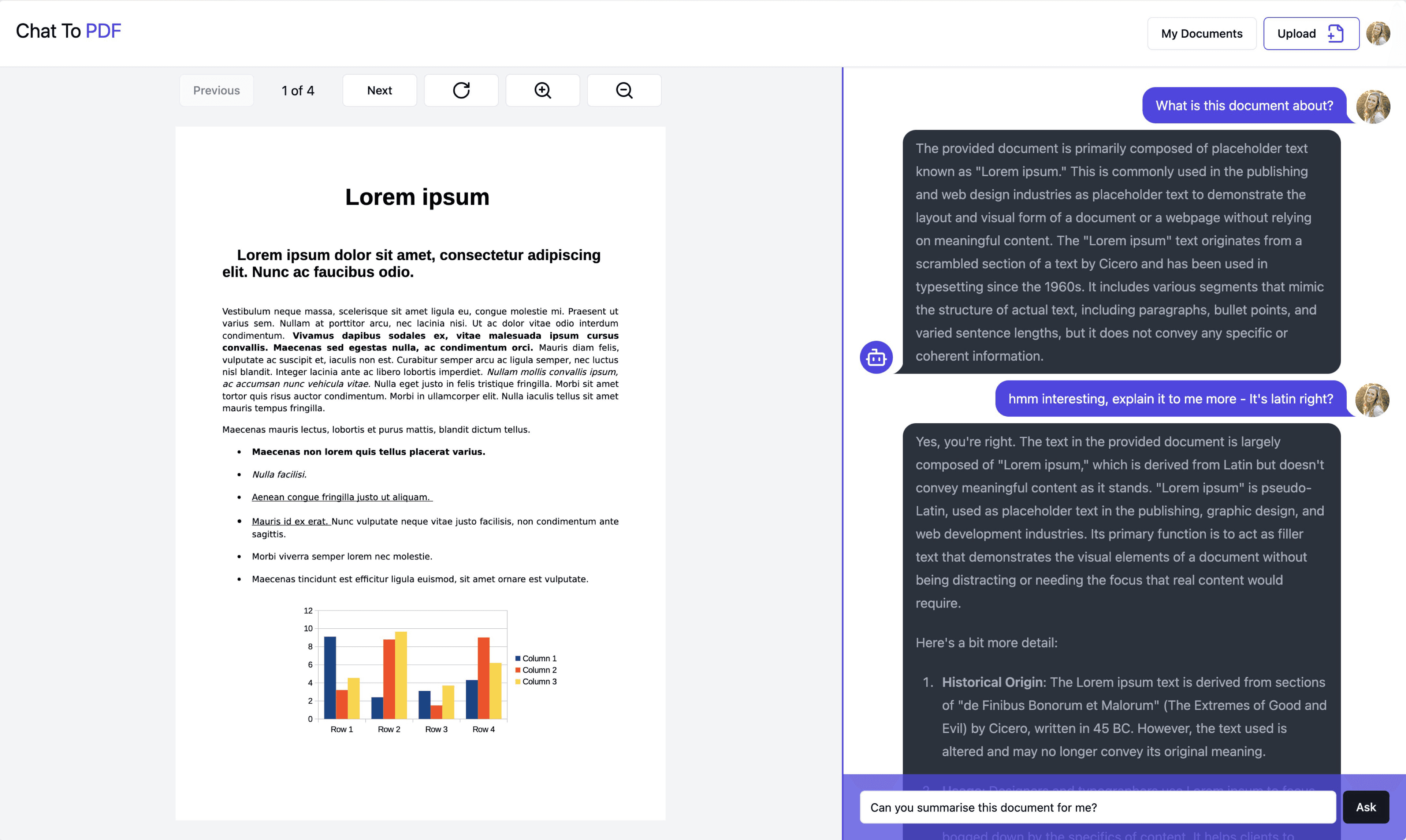 App Chat With Document